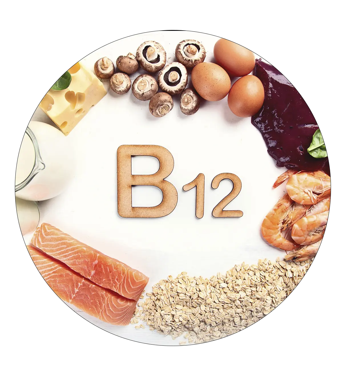 A vitamina B12 é essencial para a produção de energia e para o metabolismo das células. Ela ajuda a combater a fadiga, melhorando o desempenho físico, e favorece a queima de gordura, especialmente durante atividades físicas, auxiliando no processo de emagrecimento.